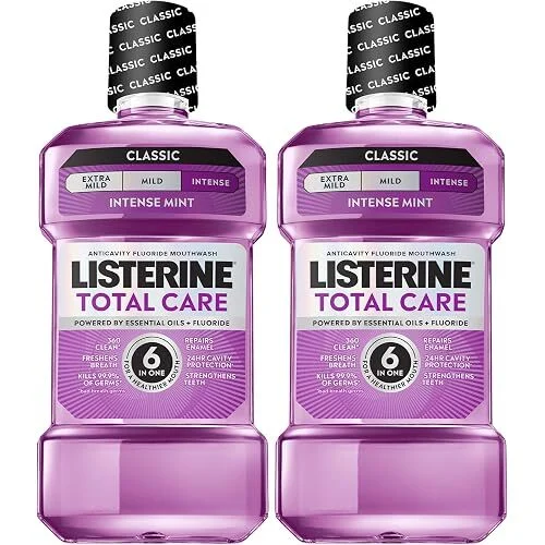 Listerine 33.8oz Mouthwash Total Care Anticavity Mouthwash (2-Pack)