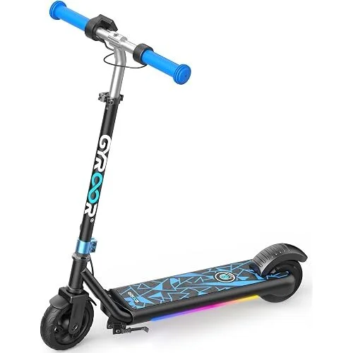 Gyroor H30 Max 150W 3-Speed Electric Kids Scooter with Bluetooth Speaker