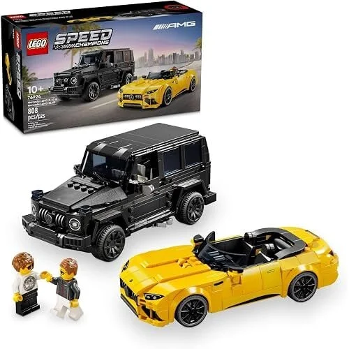 Lego Speed Champions Mercedes-AMG G 63 & Mercedes-AMG SL 63 Car Building Set (806-Piece)