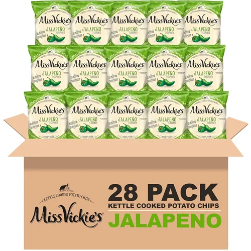 Miss Vickie's 1.37 oz Kettle Cooked Jalapeno Potato Chips (28-Pack)