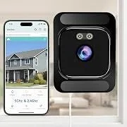 AXB 2K 2-Way Smart Window Camera with Angled Brackets
