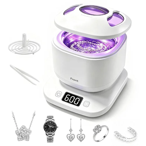 Vcyems Ultrasonic Jewelry Cleaner Machine with UV Light