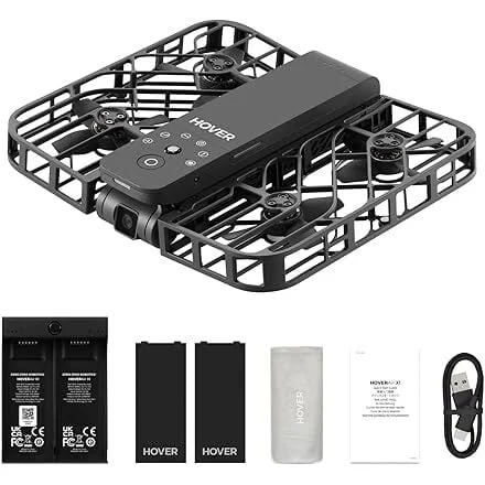 HOVERAir X1 1080p HDR Camera Foldable Mini Drone (Combo Plus) with Dual Batteries