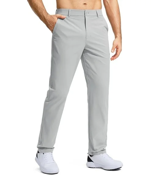 Pudolla Men's Comfy Quick Dry Stretch Golf Pants