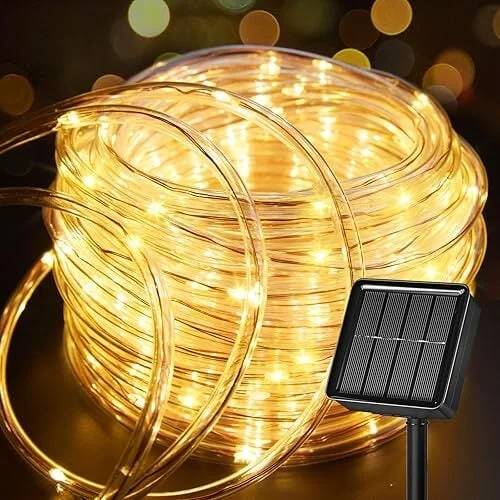 Brightown 39ft 100 LED Outdoor Solar Rope Lights