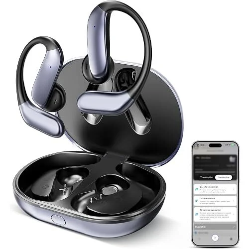 Sonqi Wireless Bluetooth 6.0 Smart AI Translation Earbuds (170 Languages)