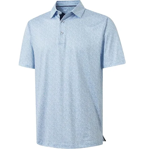 M Maelreg Moisture Wicking Short Sleeve Collared Golf Polo Shirt
