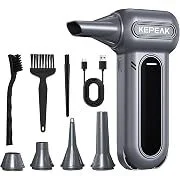 Kepeak 130000RPM 4-Gear Adjustable Electric Compressed Air Duster