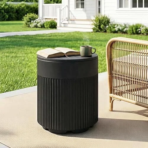 Olilawn 90lb Umbrella Base Stand Side Table with Hole