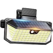 Luhlee 3-Modes 4200-Lumens 4000mAh 470-LED Clip On Outdoor Solar Lights