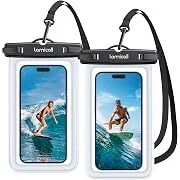 Lamicall 7.5" Easy Lock Waterproof Phone Pouch (2-Pack)