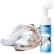 Gihen 9.17oz Water-Free Foam Shoe Cleaner with Built-in Brush