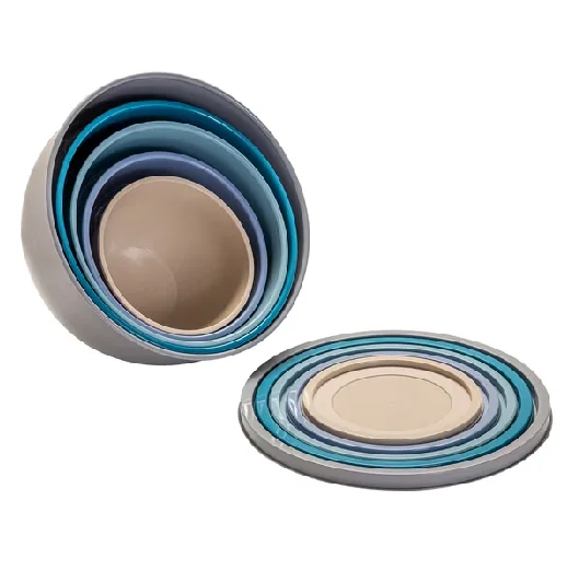 Mainstays BPA-Free Plastic Mixing Bowl Set with Assorted Lids (10-Piece)