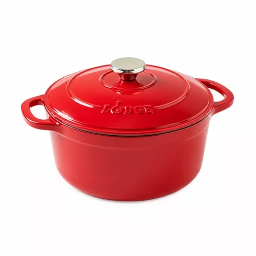 Lodge 5.5qt Enameled Cast Iron Dutch Oven with Loop Handles