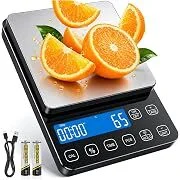 Kuaivo 0.1g Precision Digital Kitchen Scale With Percentage Mode
