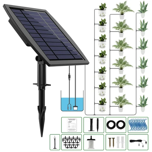Jiyang 12-Timing Modes Solar Automatic Drip Irrigation Kit System