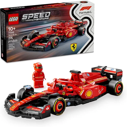 LEGO Speed Champions Ferrari SF-24 F1 Race Car Building Set (77242, 275-Piece)