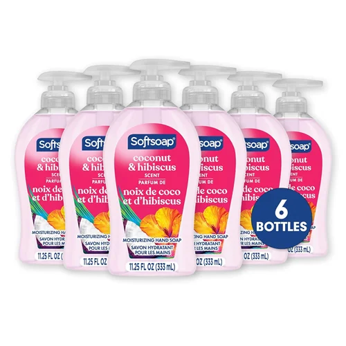 Softsoap 11.25oz Coconut and Hibiscus Scent Liquid Hand Soap (6-Pack)
