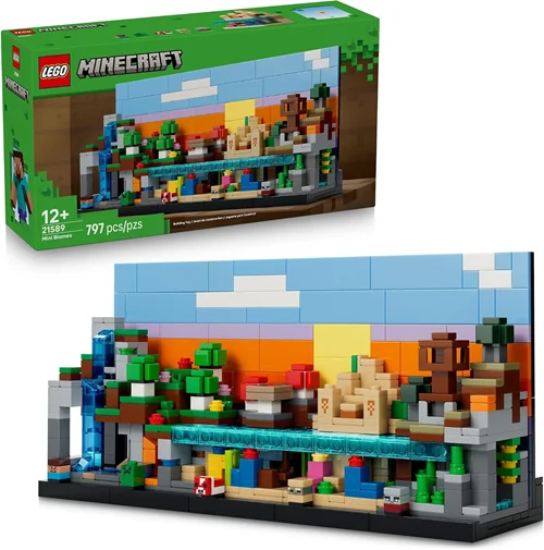 Lego Minecraft Mini Biomes Building Toy (21589, 797-Piece)