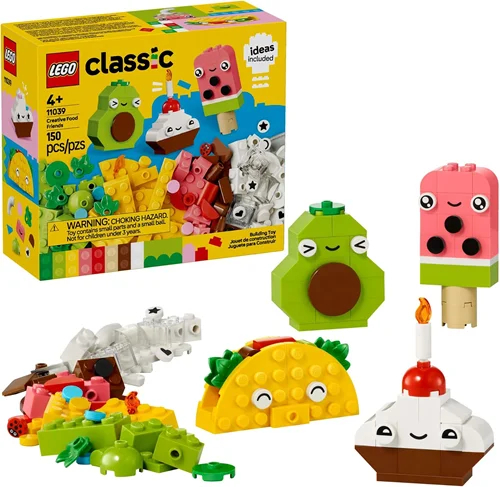 Lego Classic Creative Food Friends Toy Set (150-Piece)