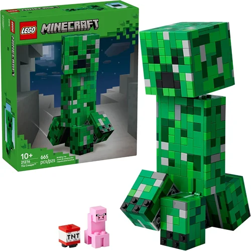 LEGO Minecraft The Creeper Kids Building Toy Set (21276, 665-Piece)