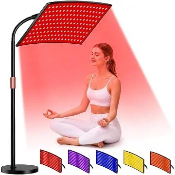 Puroth 5-Color Infrared 180 LEDs Red Light Therapy Lamp