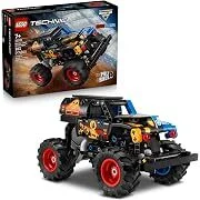 LEGO Technic Monster Jam Grave Digger Fire and Ice Truck (42219, 263-Pieces)