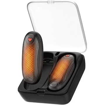 Hywint N10 Pocket-Size 2000mAh Electric Hand Warmers (2-Pack) w/ 10,000mAh Charging Case