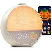 ecozy 2.4G WiFi Smart Sunrise Alarm Clock w/ Dual Speakers & DIY Pixel GIFs
