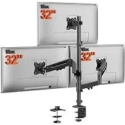 Putorsen 32" Heavy-Duty Gas Spring Triple Monitor Mount