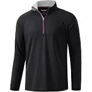 G Gradual Men's Lightweight Long-Sleeve Golf Quarter Zip Pullover