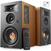 Ultimea BS-3 70W RMS 3-Way Powered Bluetooth 6.0 Bookshelf Speakers w/ Smart App Control