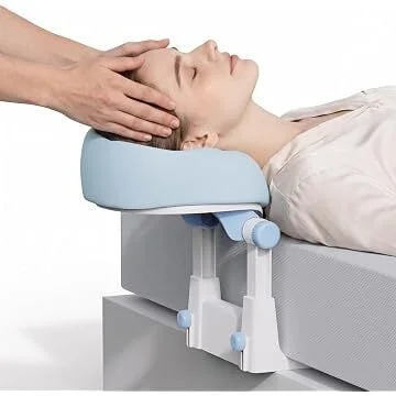 JJyiffee Adjustable U-shaped Massage Headrest Face Cradle with Silicone Cushion