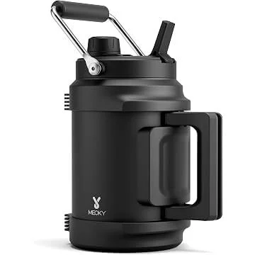 Meoky Triple Wall Vacuum Insulated Stainless Steel 64 oz Water Bottle