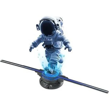 Loiwns 19.69" Realistic 3D Floating Effect Hologram 2-Blade Fan (App/PC Support) w/ Remote
