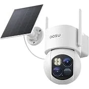 aosu T2 Dual-Lens 3K Wireless Outdoor Security Camera w/ Color Night Vision