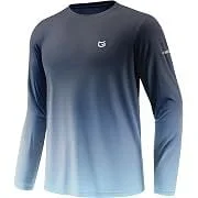 G Gradual UPF 50+ Grid Swim Long-Sleeve Gradient Shirt
