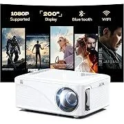 Nasin VF330 Native 720p 170-ANSI Lumen WiFi Bluetooth Projector