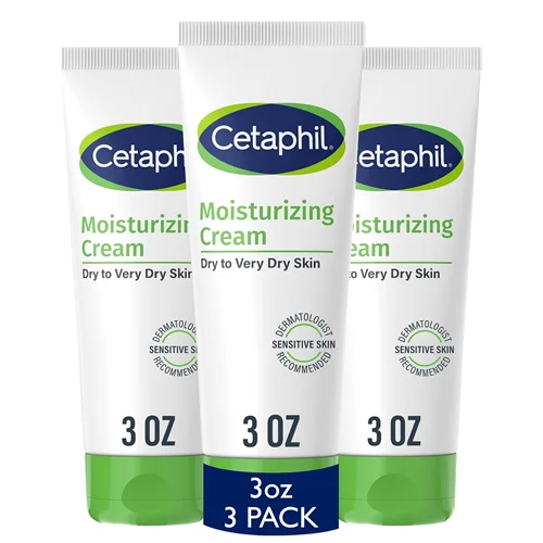 Cetaphil 3oz Sensitive Skin Fragrance Free Moisturizing Cream (3-Pack)